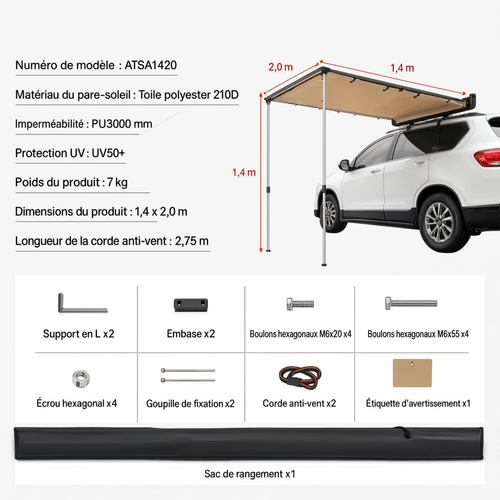Auvent de Voiture