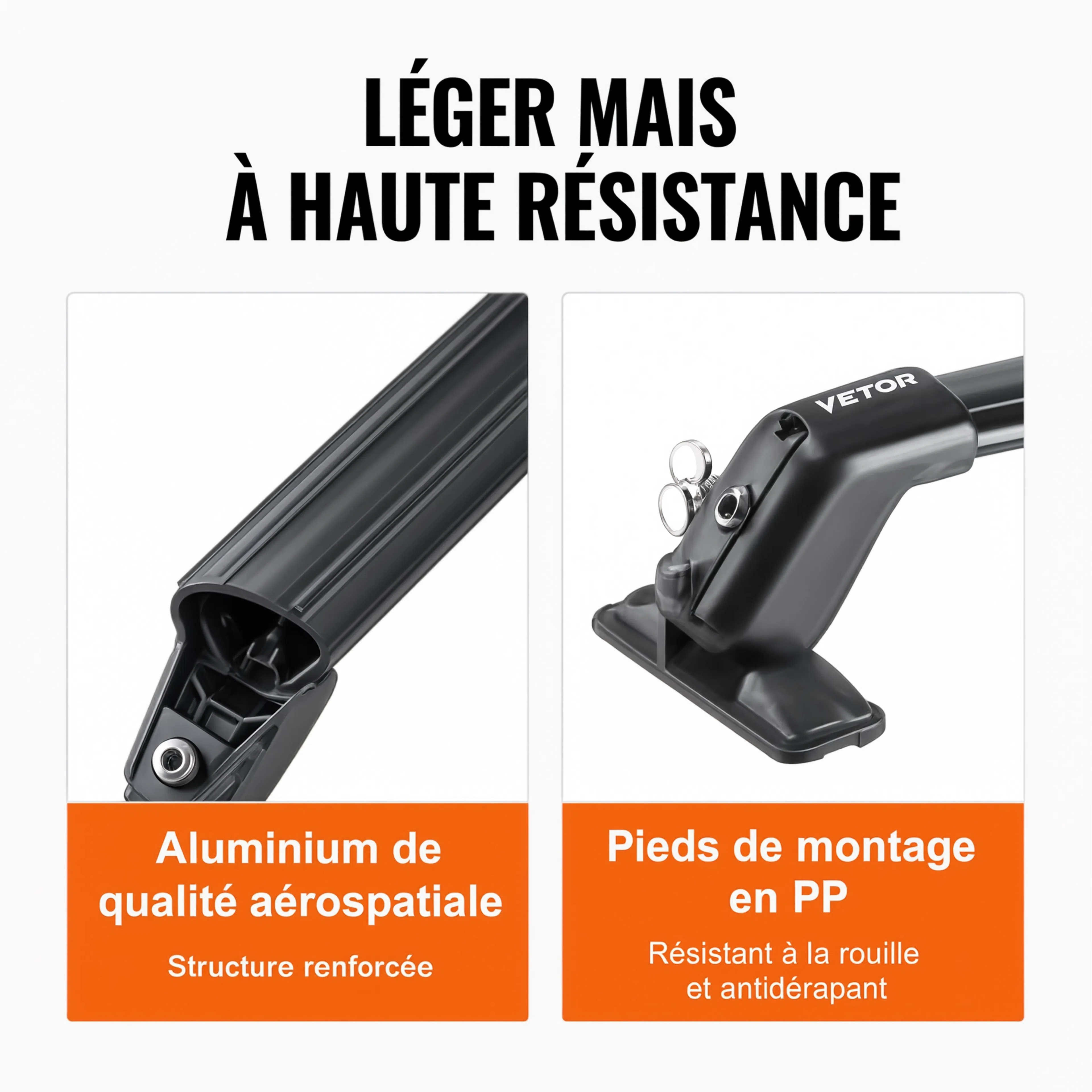 Barres de Toit Sans Galerie