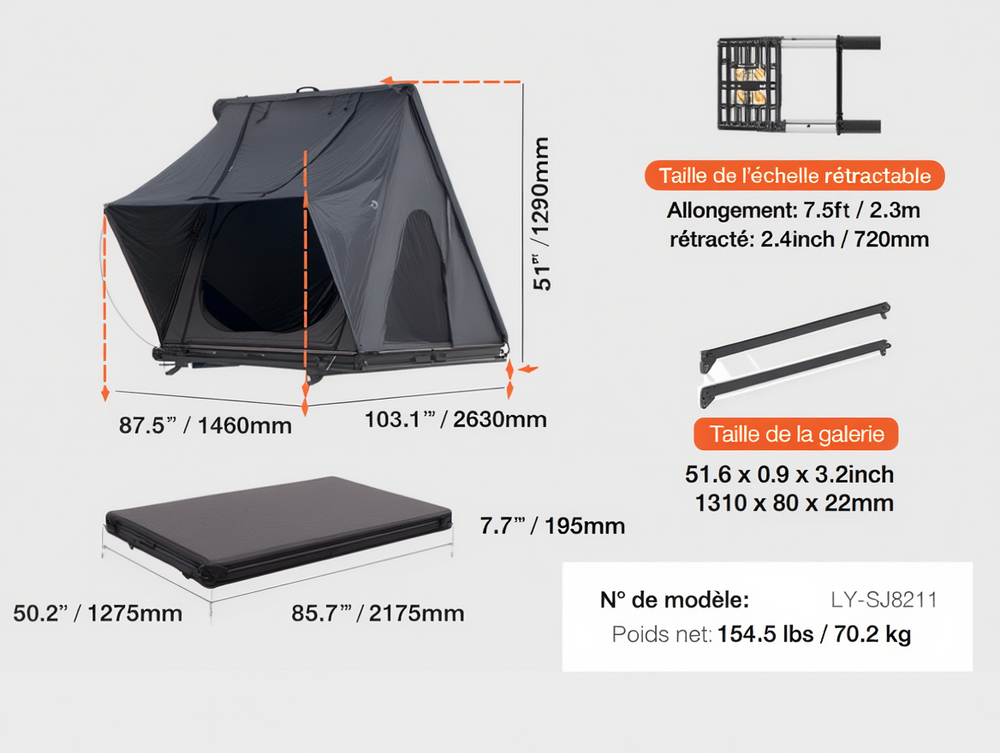Tente de Toit Explorer